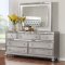 B4183 Bedroom in Silver Tone w/Options