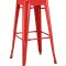 Promenade Bar Stool Set of 2 in Red, Gray or White by Modway