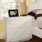 CM7948 Aubonne Bedroom 5Pc Set in White w/Padded Bed & Options