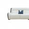 6028 Sectional Sofa in White Leather by ESF