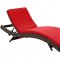 Peer Outdoor Patio Chaise Lounge Choice of Color by Modway