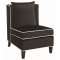 902708 Accent Chair Set of 2 in Black Velvet Fabric by Coaster