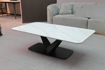 Vector Coffee Table by Beverly Hills w/Porcelain Top [BHCT-Vector]
