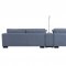 Qiana Sectional Sofa 55235 in Dusty Blue Fabric by Acme