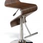 Natural Wooden Metal Base Bar Stool