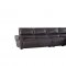 S275 Power Motion Sectional Sofa in Brown Leather Beverly Hills