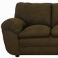 Java Fabric Contemporary Sofa & Loveseat Set w/Options