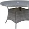 Canistota Outdoor Patio Table 5Pc Set CM-OT2220-47 in Gray