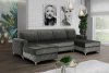 Alfredo W114 Sectional Sofa - Gray - Skyler Design