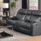 Yerba Recliner Sofa 9990GY in Dark Gray by Homelegance w/Options