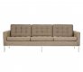 Florence Sofa FS90OTW in Oatmeal Wool by LeisureMod w/Options