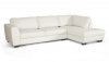 Orland Sectional Sofa White Bonded Leather - Wholesale Interiors