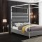 Encore Bed in Grey Faux Leather by Meridian w/Options