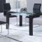 D646DT Dining Set 5Pc in Black by Global w/D490DC Chairs