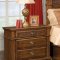 Rich Cherry Elegant Classic Bedroom w/Hand Carving Details