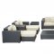 Eclipse Outdoor Patio Sofa 9Pc Set Choice of Color by Modway