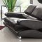 Dark Brown Top Grain Leather Modern Sofa w/Options