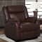 U9303 Motion Sofa in Brown Bonded Leather by Global w/Options