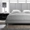 8272 Upholstered Bed in Grey Leatherette by Global