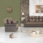 Dream Decor Sofa Bed in Brown by Casamode w/Options