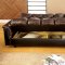 CM2120 Bowie Sofa Bed in Dark Brown Leather-Like Fabric