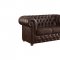 Tiverton Sofa & Loveseat Set 9335BRW in Brown by Homelegance