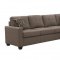 Powell Sectional Sofa 501687 in Taupe Leatherette by Coaster