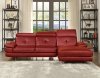 Aeryn Sectional Sofa 52040 in Red PU by Acme