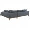 Persia Sectional Sofa 508857 in Gray Fabric by Coaster w/Options