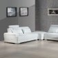 Phantom Sectional Sofa 5005 in White Bonded Leather by IG