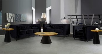 Martini Coffee Table 240 in Black & Gold by Meridian w/Options [MRCT-240 Martini]