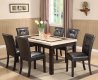 Faux Marble Finish Top Modern Dining Table w/Options