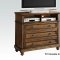 Arielle Bedroom in Oak by Acme w/Optional Case Goods