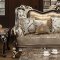 Monica Sofa & Loveseat Set in Champagne Fabric w/Options