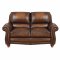 Leather Italia James Sofa & Loveseat Set in Monaco w/Options