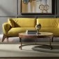 Pesach Sofa 55075 in Mustard Top Grain Leather by Acme w/Options