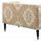 902728 Shelter Arm Settee in Beige Fabric by Coaster