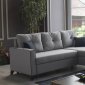 Lyon Reversible Sectional Sofa Bed in Oyem Gray by Istikbal