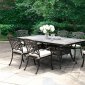 Charissa CM-OT2125-T Outdoor Patio Dining Table w/Options