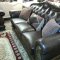 Stephany Traditional Sofa in Bonded Leather w/Optional Items