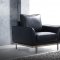 U858 Sofa & Loveseat in Black Leather Gel by Global w/Options