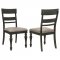 Bridget Dining Set 5Pc 108221 in Brown & Charcoal by Coaster