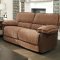 Hazlet Reclining Sofa CM6581 in Brown Fabric w/Options