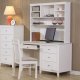 Selena Desk w/Hutch 400237 in White by Coaster