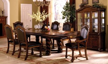 CM3611T Brookville I Dining Table in Chestnut w/Options [FADS-CM3611T Brookville I]