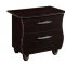 Dark Espresso High Gloss Finish Stylish Bedroom Set