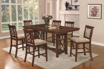 121678 Pembrook Counter Height Dining Table by Coaster w/Options [CRDS-121678 Pembrook]