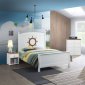 Farah Kids Bedroom 4Pc Set 30830 in White & Oak by Acme