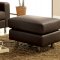 CM2122DK Avon Sofa & Ottoman Set in Dark Brown Leatherette