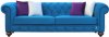 Chester Sofa in Blue Fabric by Casamode w/Options